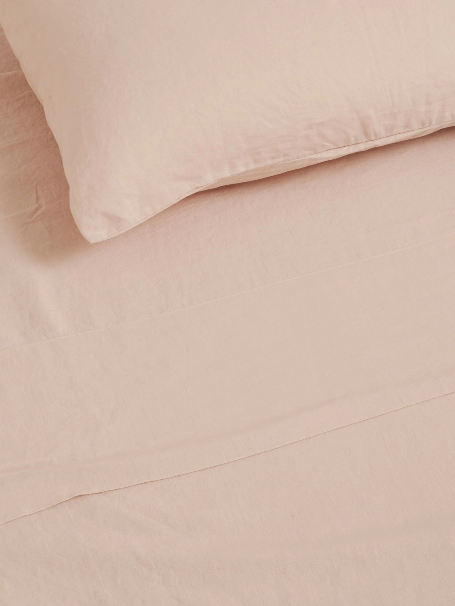 100% Linen Duvet Cover in Blush