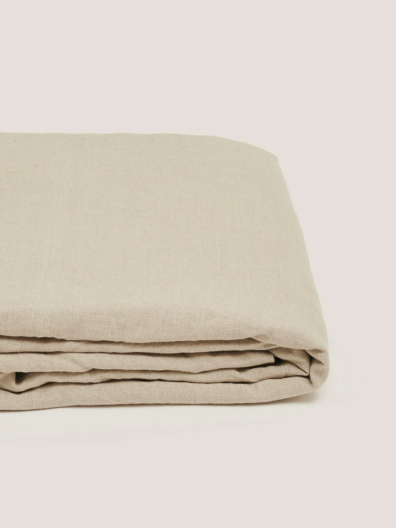 100% Linen Flat Sheet in Natural