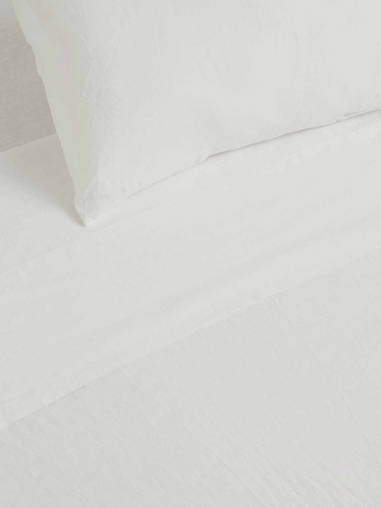 100% Linen Pillowcase Set (of two) in White