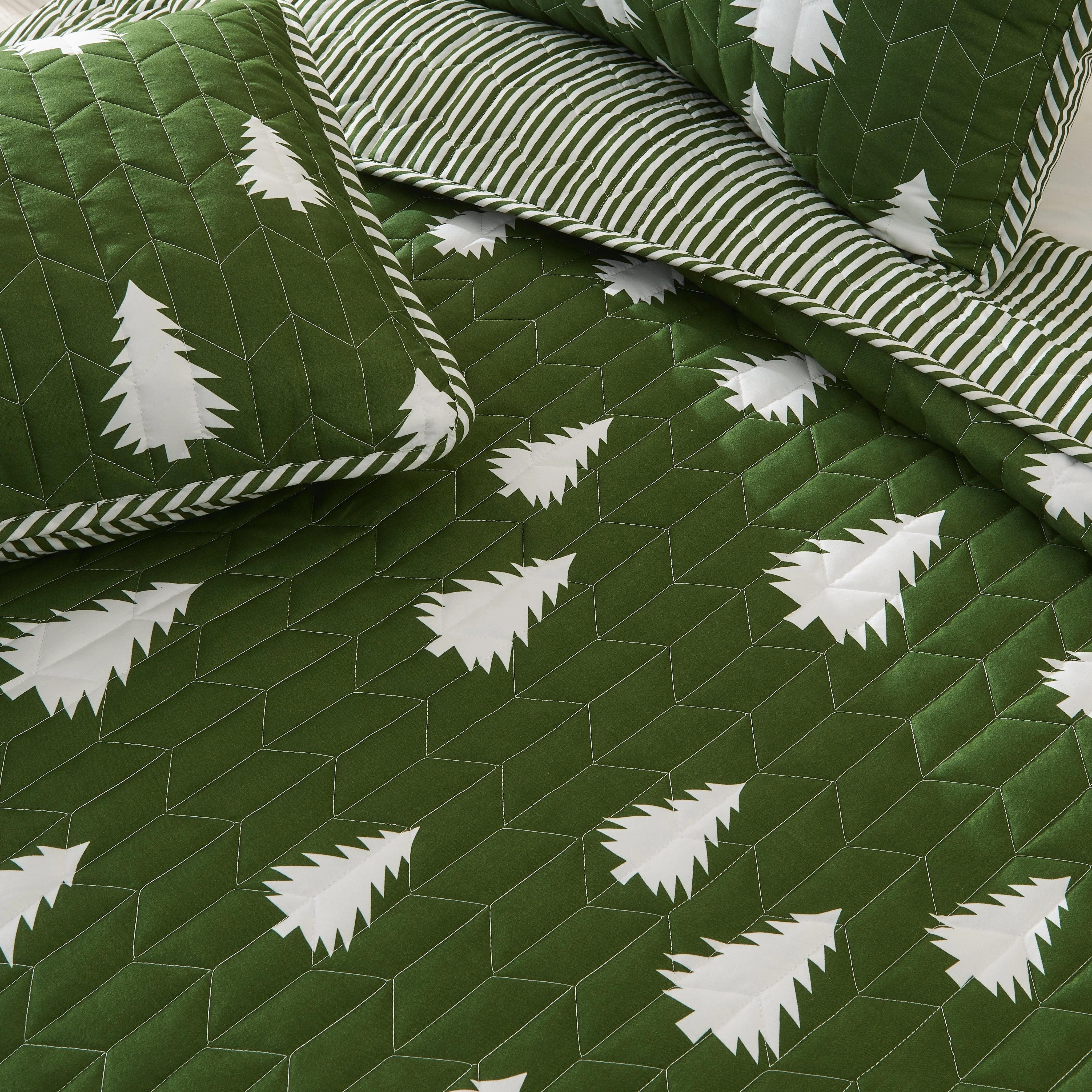 3 Piece Lodge Printed Quilt - Arrowhead