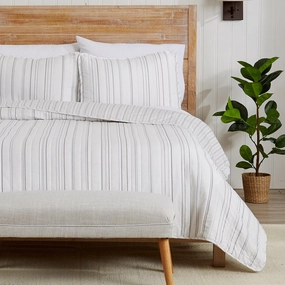 3-Piece Stripe Quilt - Katelyn Collection