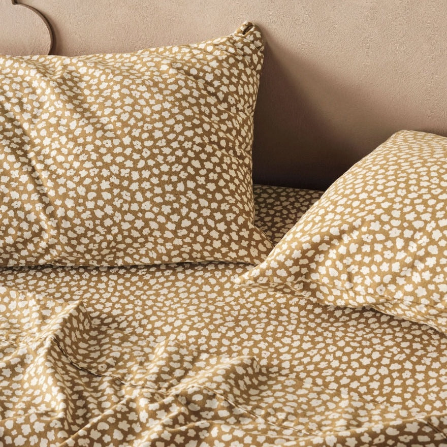 Abbi Dijon Flannelette Sheet Set by LINEN HOUSE