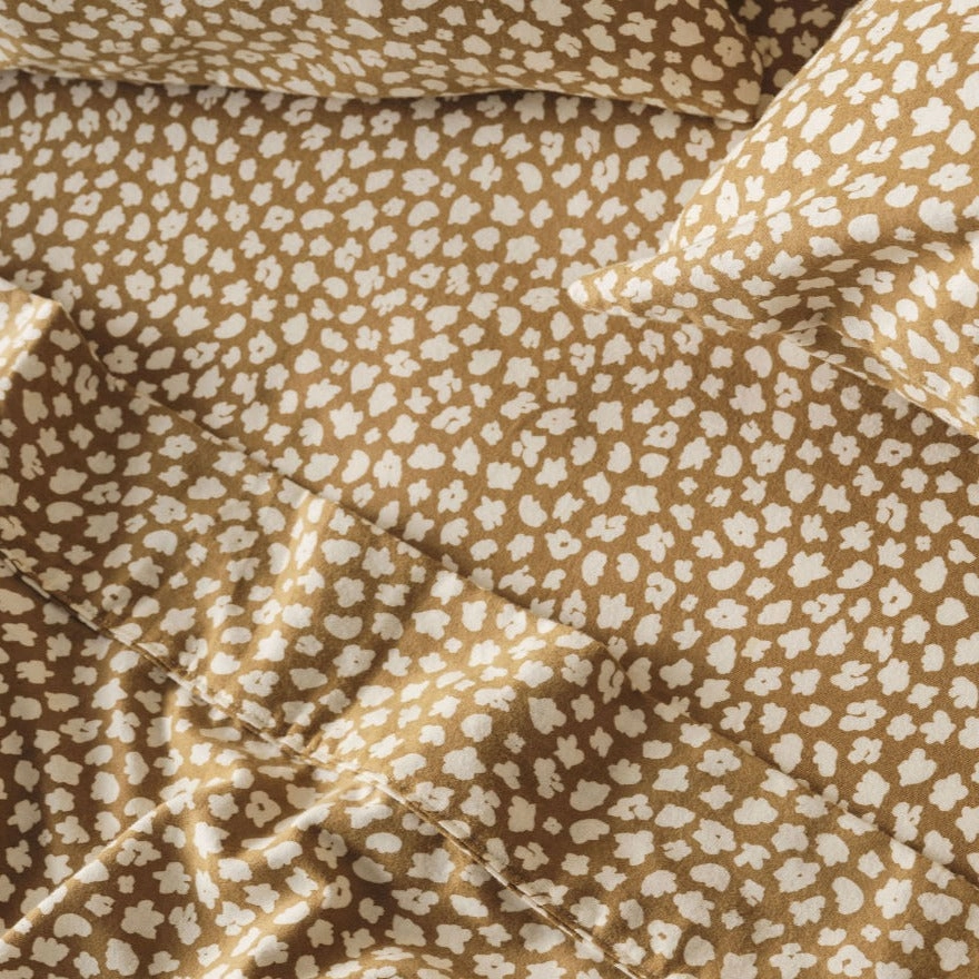 Abbi Dijon Flannelette Sheet Set by LINEN HOUSE