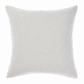 Abigail White European Pillowcase by Linen House