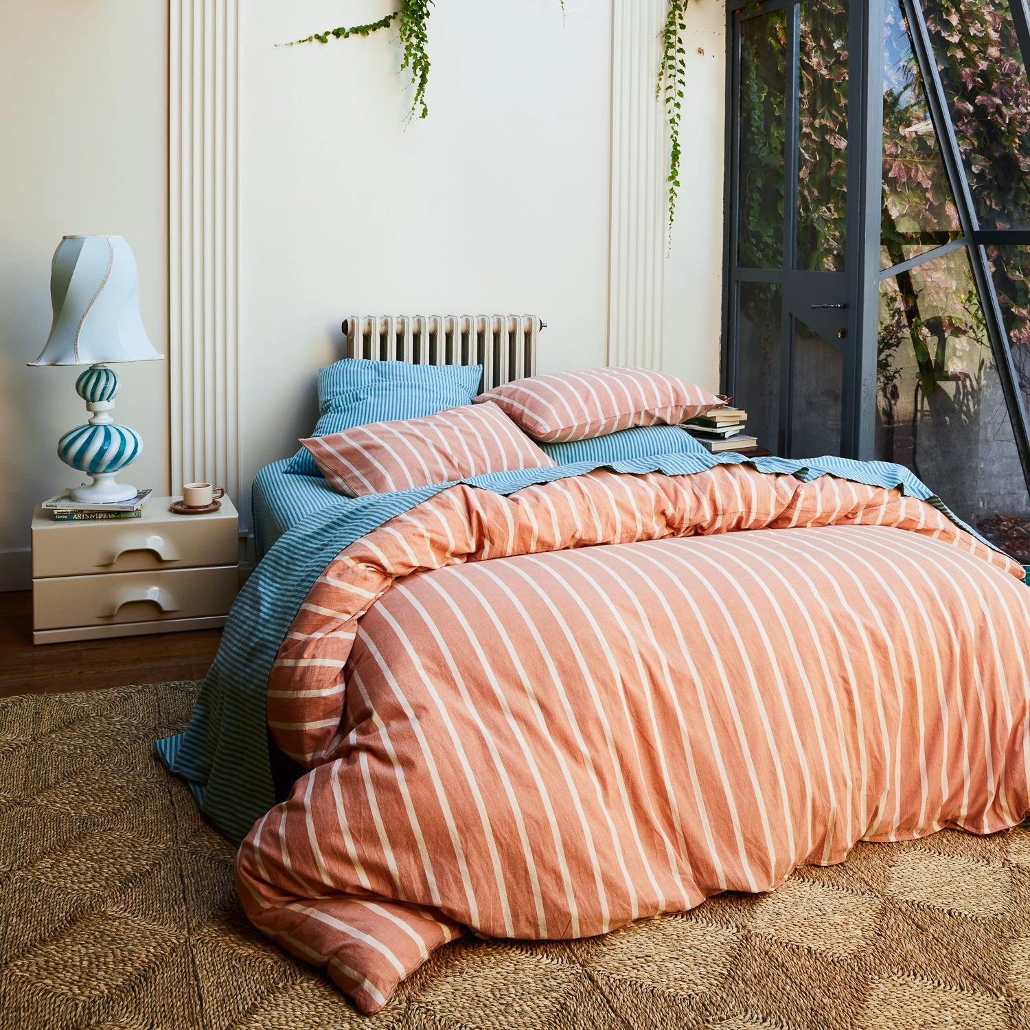Abrielle Cotton Quilt Cover - Crème Caramel