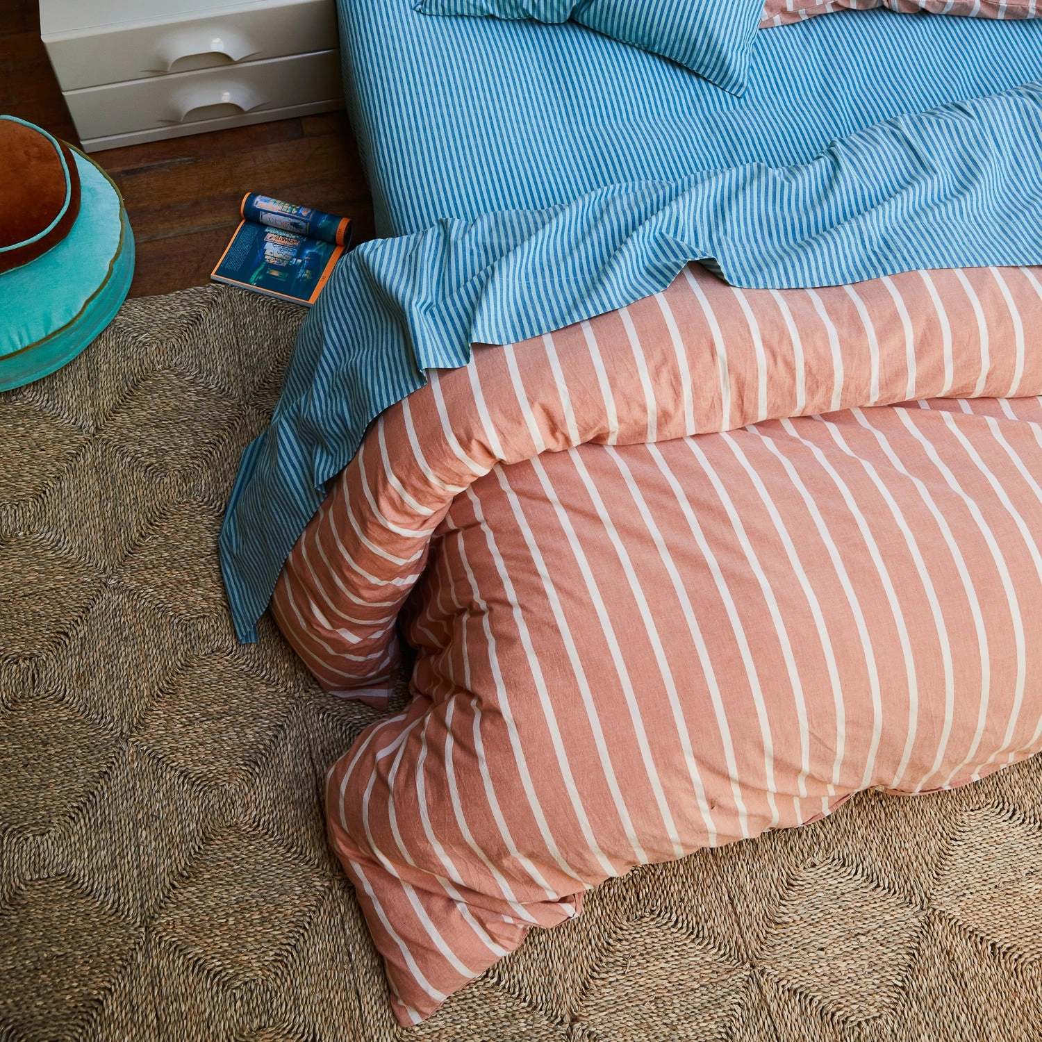 Abrielle Cotton Quilt Cover - Crème Caramel