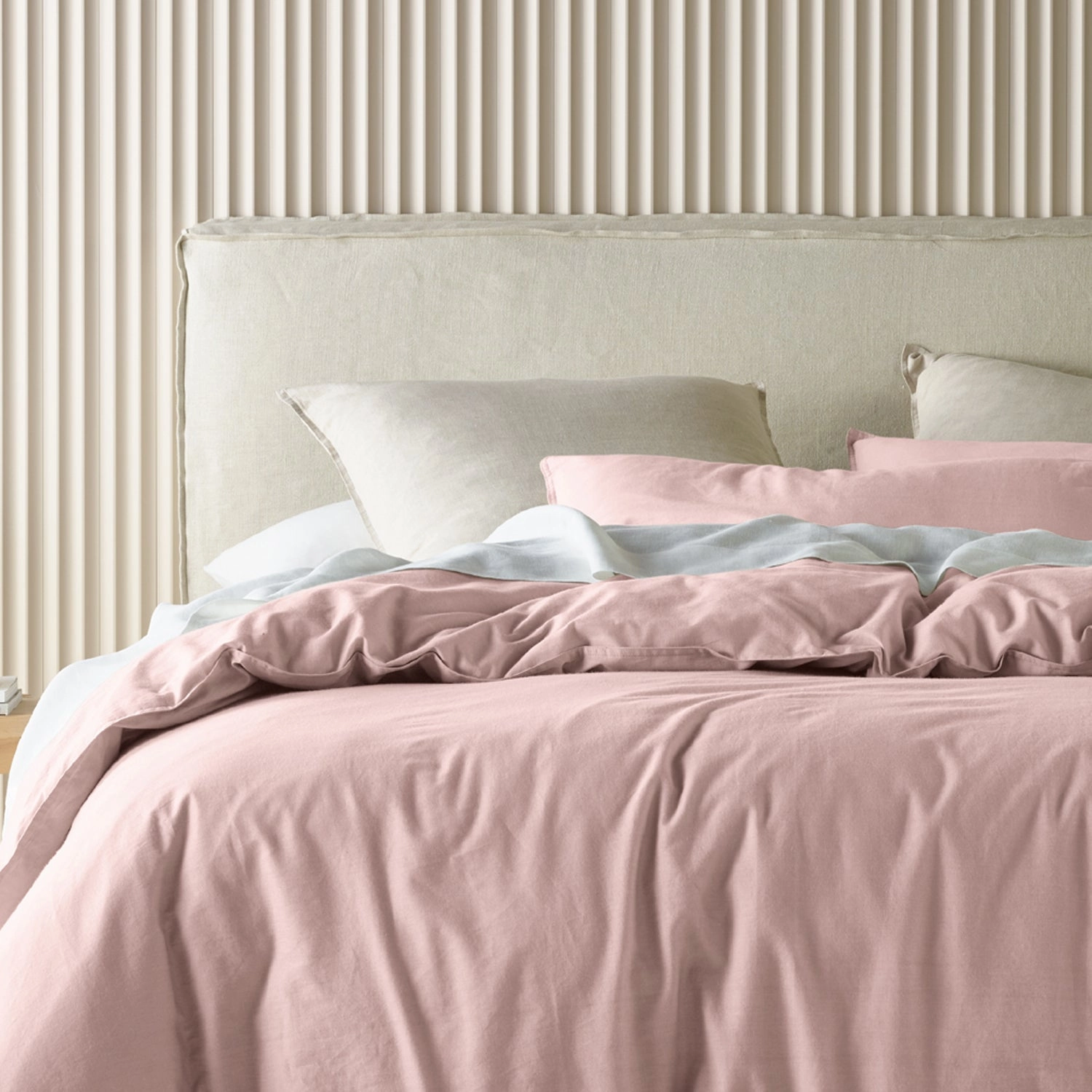 Acacia Blush Quilt Cover Set by Bianca