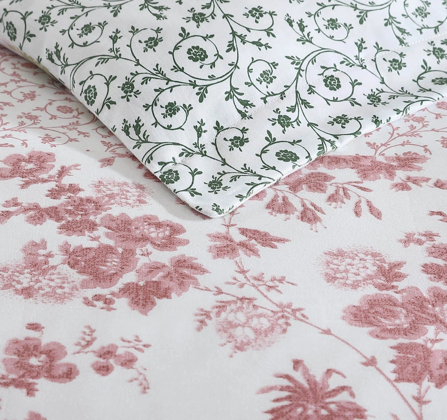 Ailyn Quilt Cover Set Range Rose