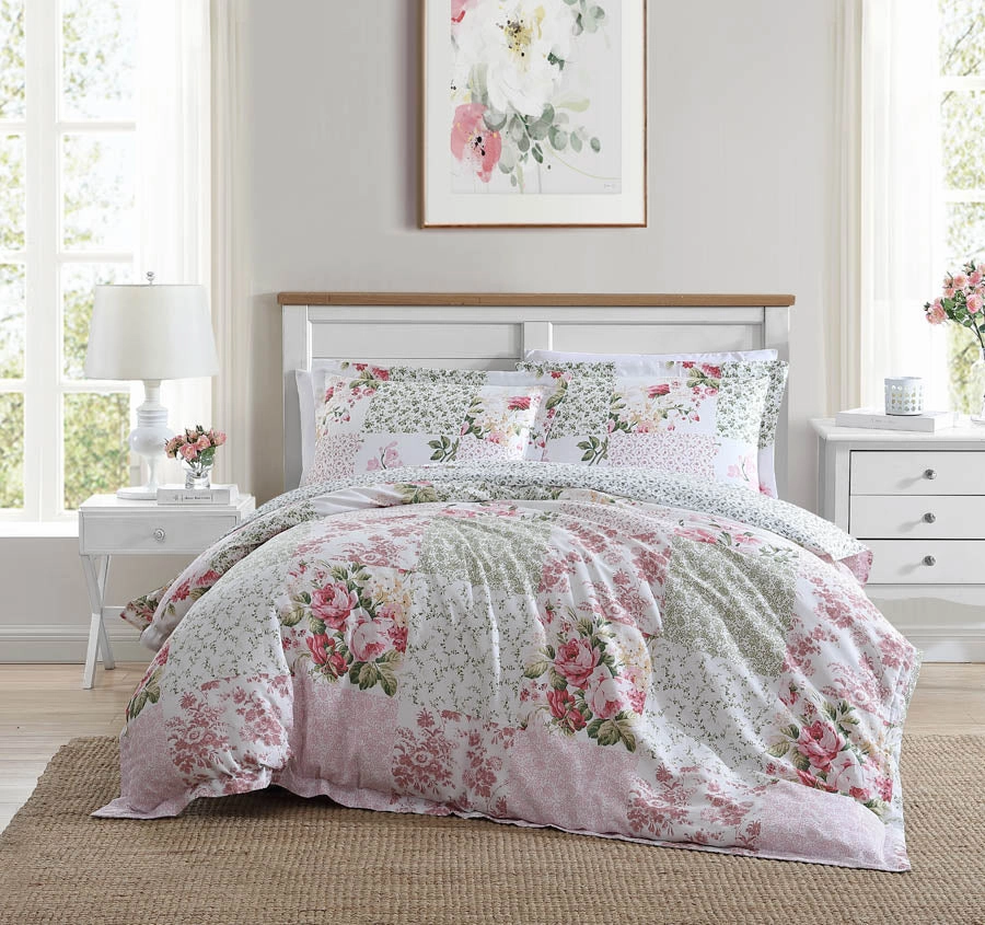 Ailyn Quilt Cover Set Range Rose