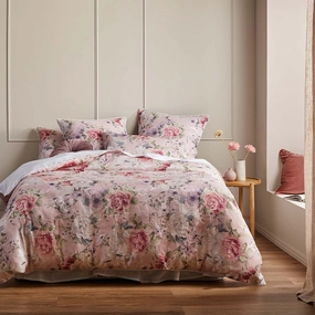 Alana Peach Quilt Cover Set by Logan and Mason Platinum