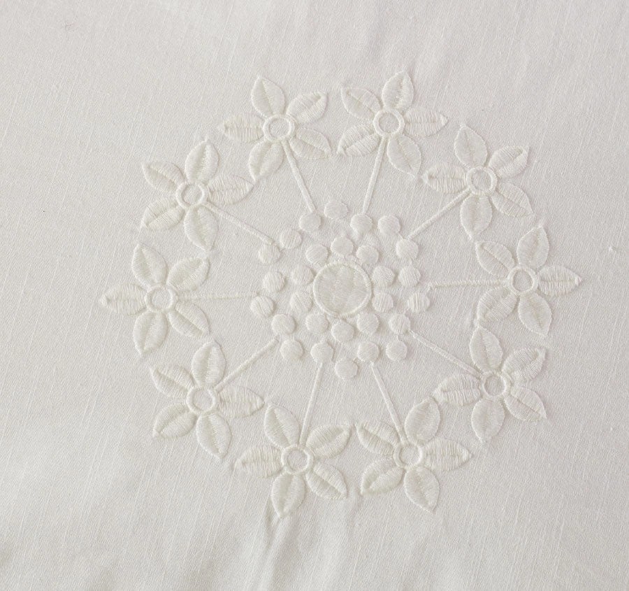 Amore Quilt Cover Set Range White