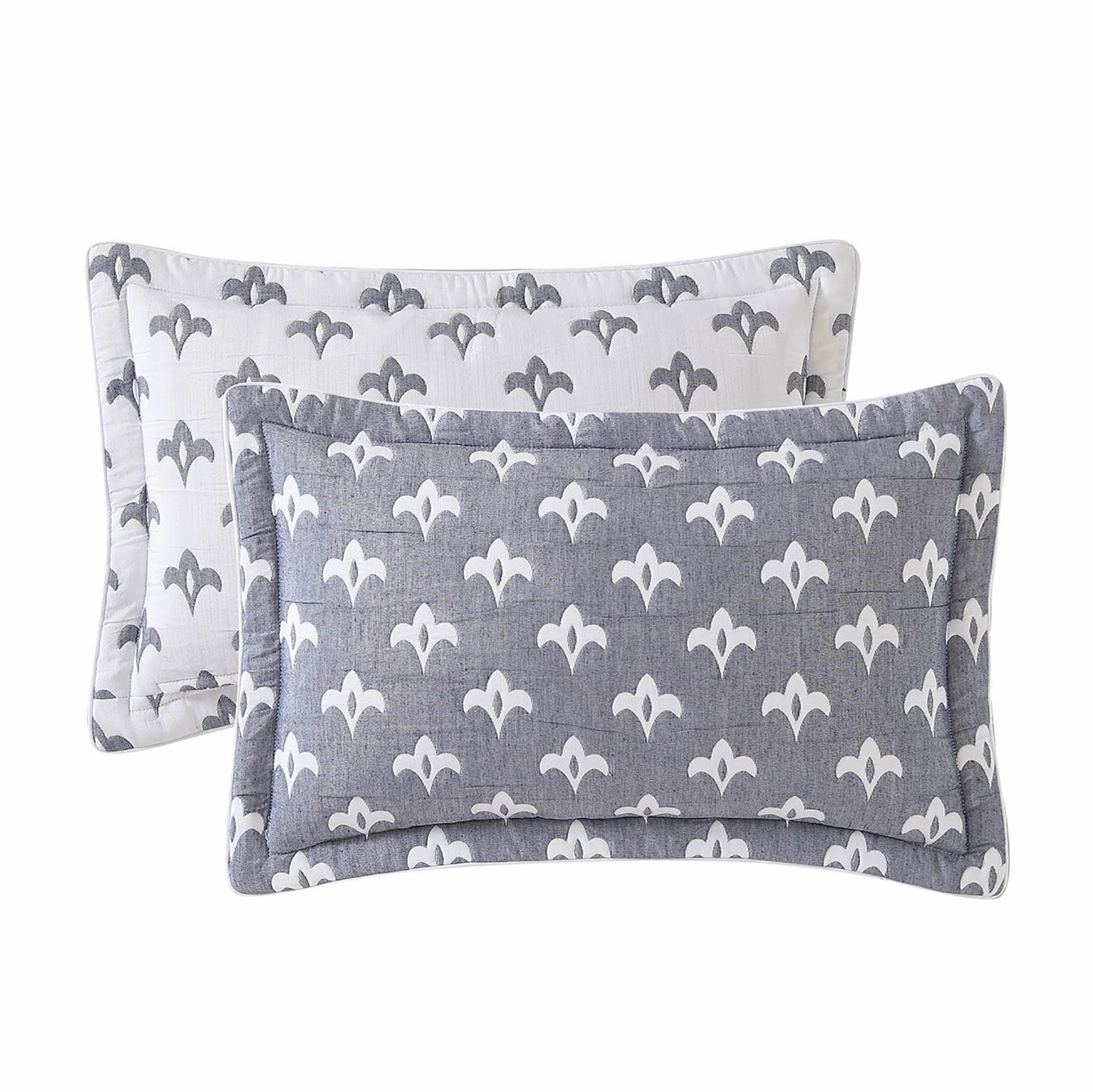 Astille Blue Cushion 30 x 50 cm by Private Collection
