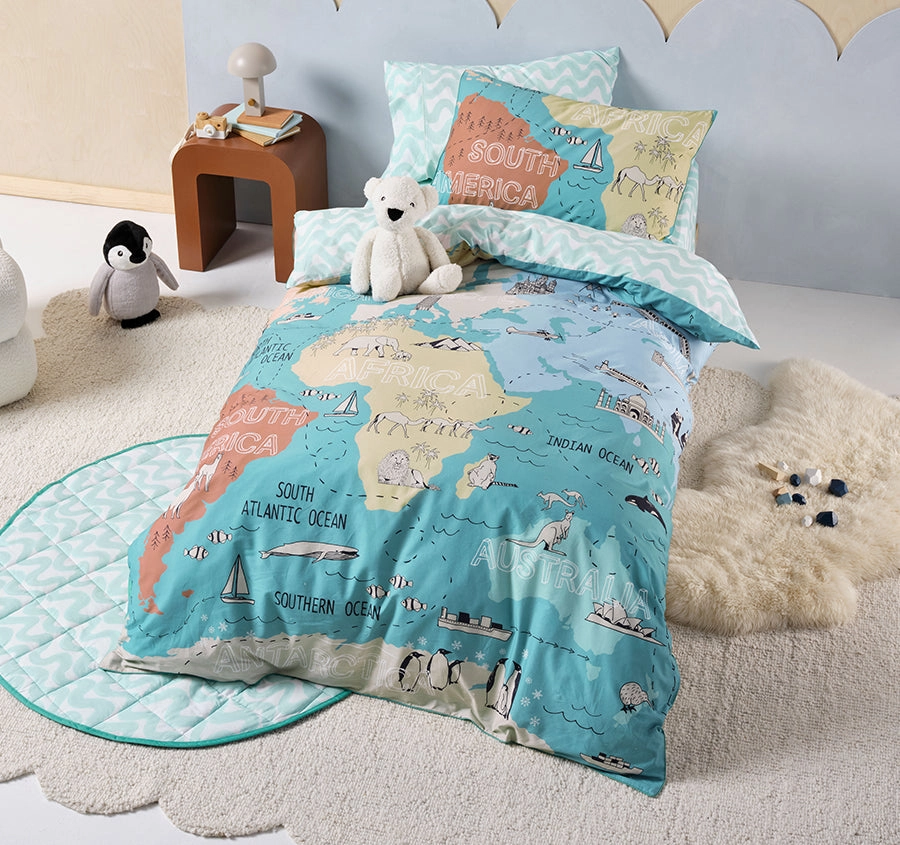 Atlas Quilt Cover Set Range Multi