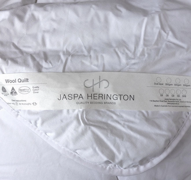 Australian Warm Wool 550GSM Quilt Range