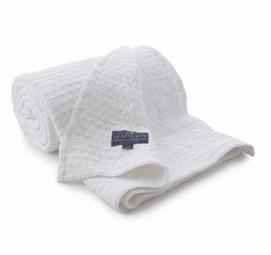 Authentic Star Bed Cover Range White