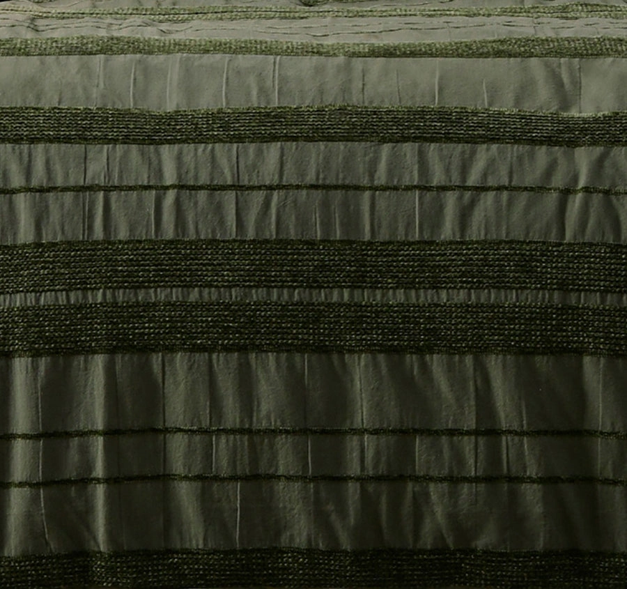 Avery Quilt Cover Set Range Forest Green