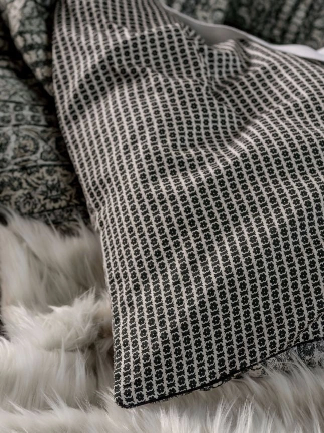Azar Neutral Quilt Cover Set by Linen House
