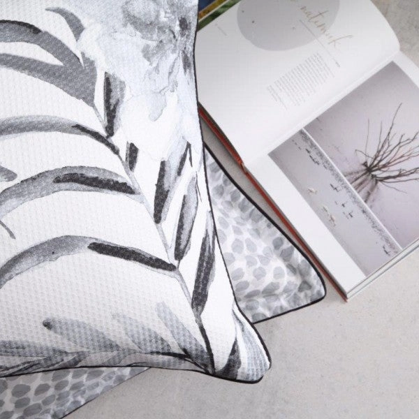 Bahama Silver Quilt Cover Set by Logan and Mason Platinum