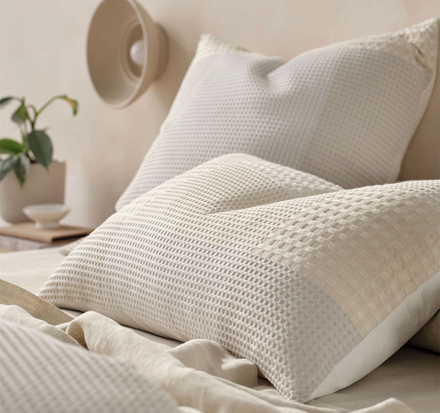 Baleares Quilt Cover Set Range Natural