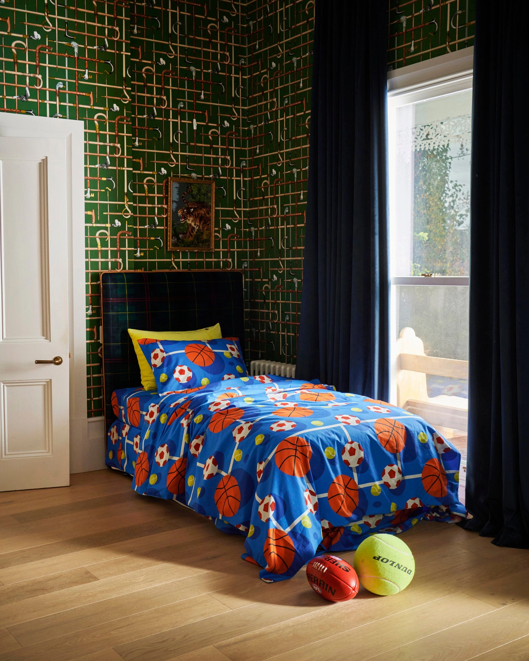 Balls Up Organic Cotton Quilt Cover (US)