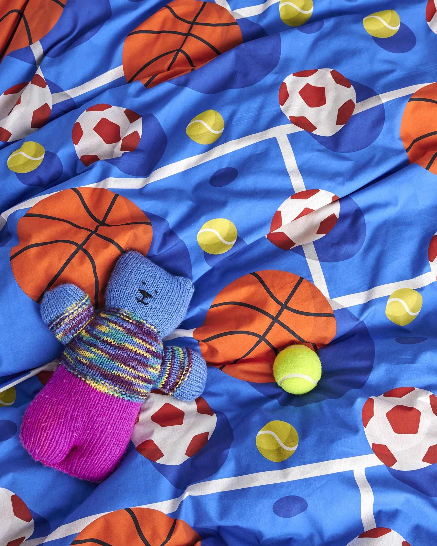 Balls Up Organic Cotton Quilt Cover (US)
