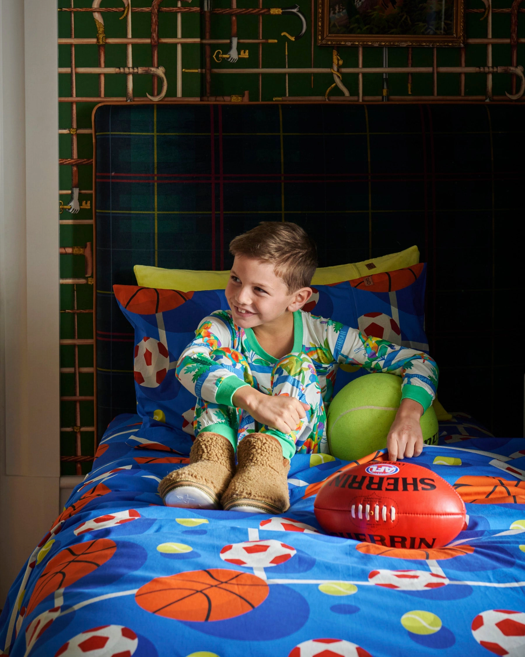 Balls Up Organic Cotton Quilt Cover (US)