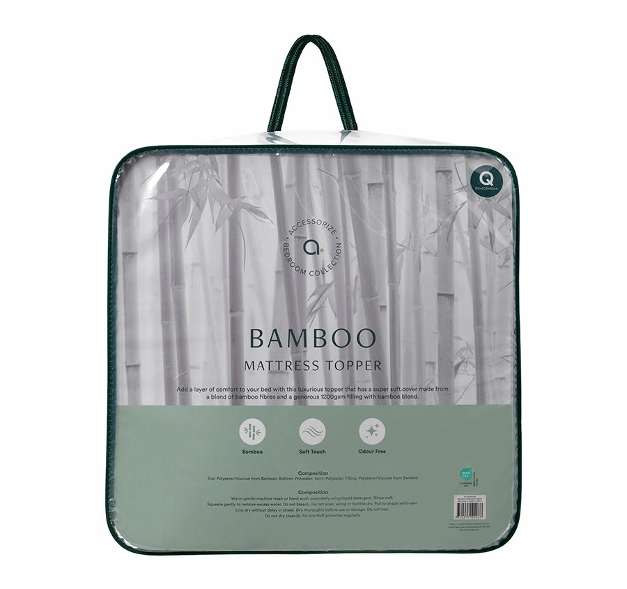 Bamboo 1200GSM Mattress Topper Range