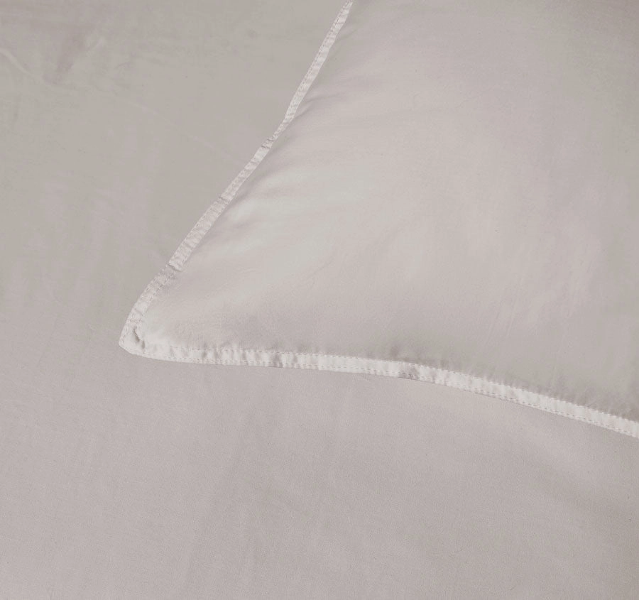 Bamboo Eco 400THC Cotton Quilt Cover Set Range Stone