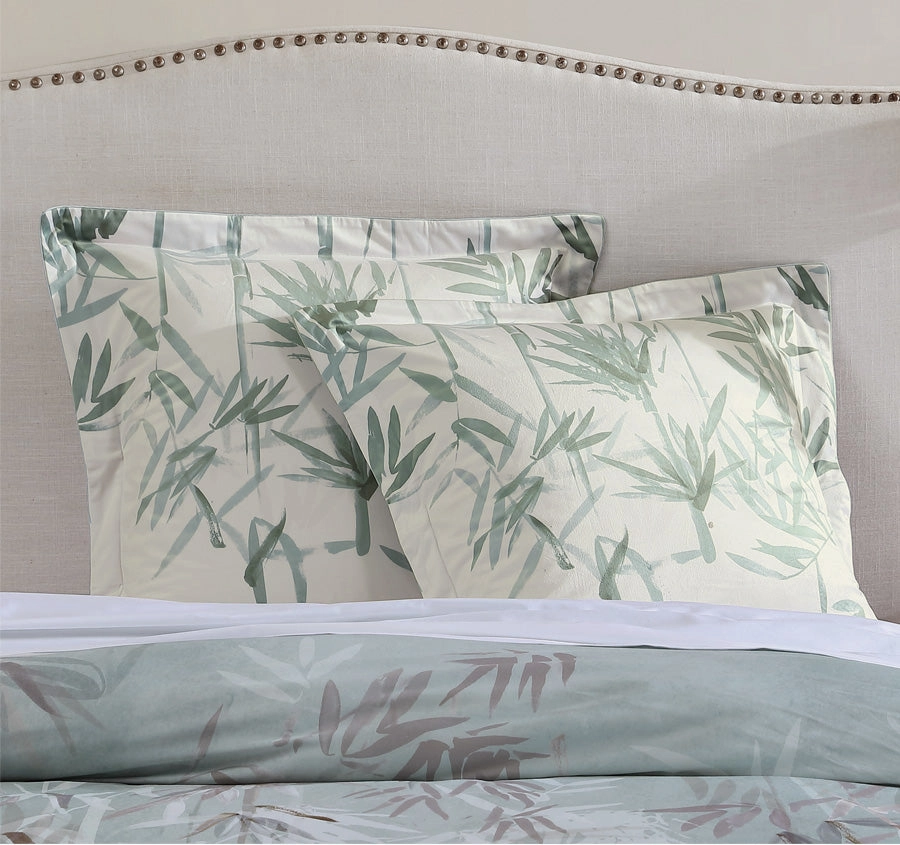 Bamboo Florette Quilt Cover Set Range Sage