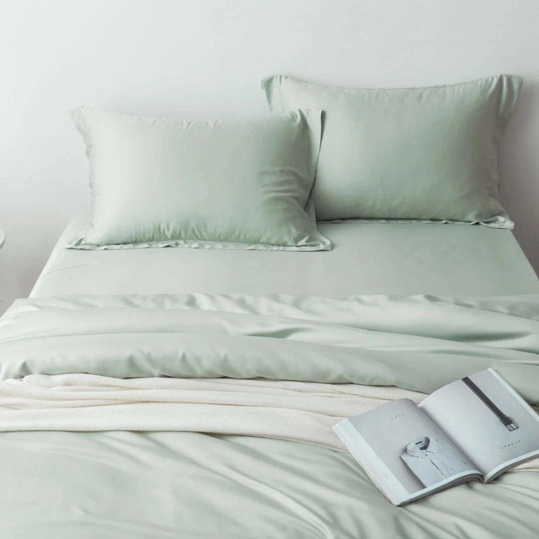 Bamboo Quilt Cover - Sage
