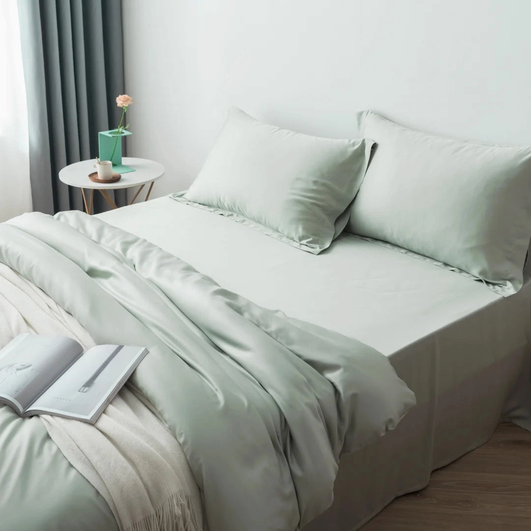 Bamboo Quilt Cover - Sage