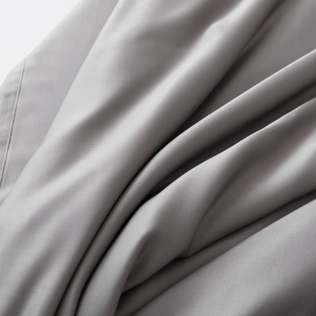 Bamboo Quilt Cover - Stone Grey