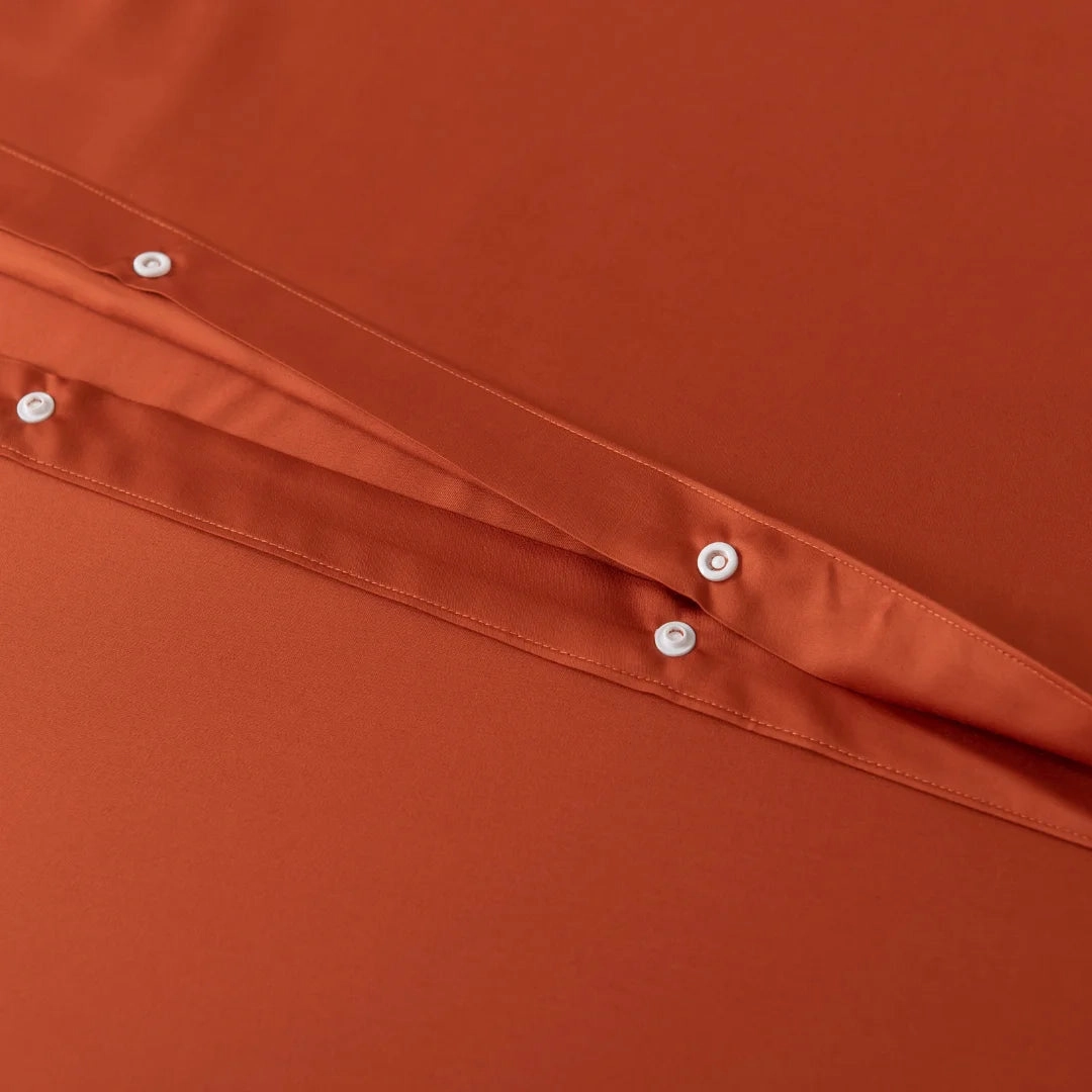 Bamboo Quilt Cover Set - Copper Sunset