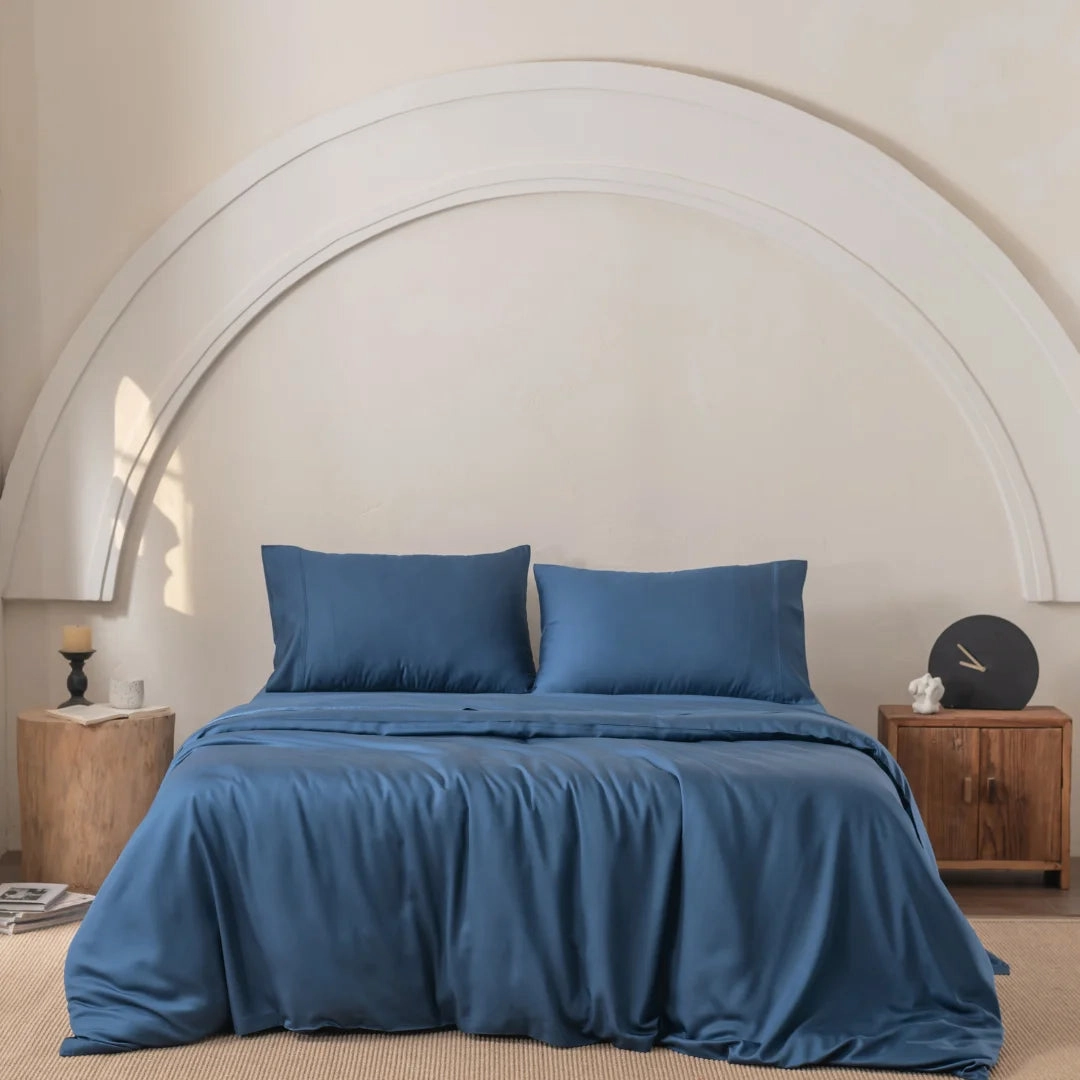 Bamboo Quilt Cover Set - Midnight