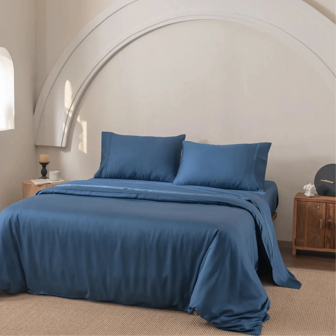 Bamboo Quilt Cover Set - Midnight