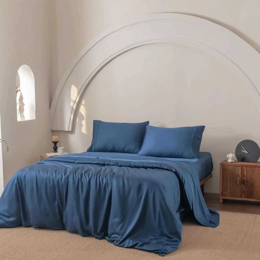 Bamboo Quilt Cover Set - Midnight