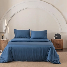 Bamboo Quilt Cover Set - Midnight