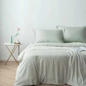 Bamboo Quilt Cover Set - Sage
