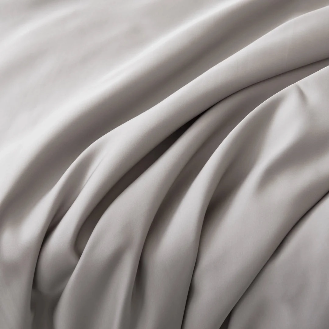 Bamboo Quilt Cover Set - Silver