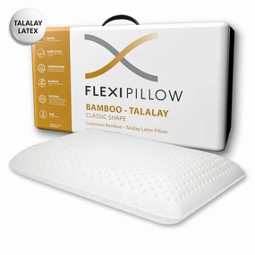Bamboo Talalay Latex Classic Pillow by Flexi Pillow