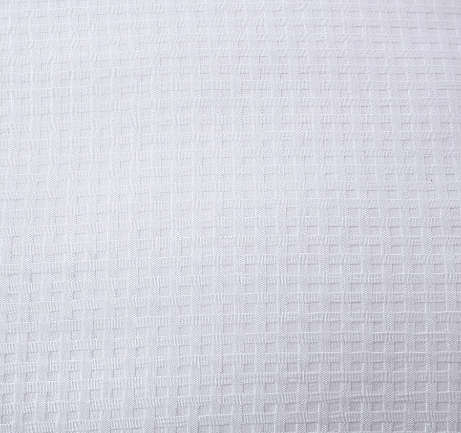Basket Weave Quilt Cover Set Range White
