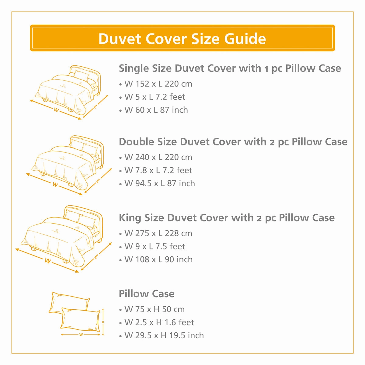 Bliss Reversible Made With Egyptian Cotton Ultra Soft Grey Duvet Cover with Pillow Case