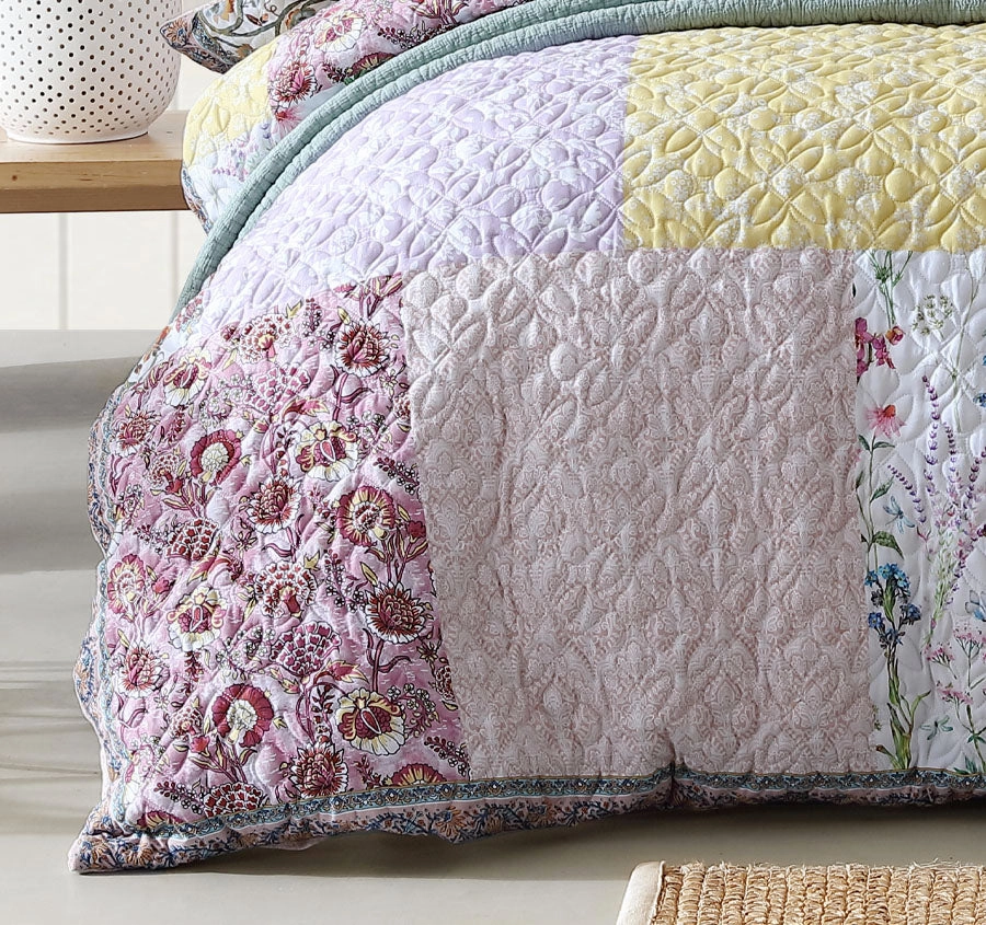 Bodhi Quilt Cover Set Range Pink