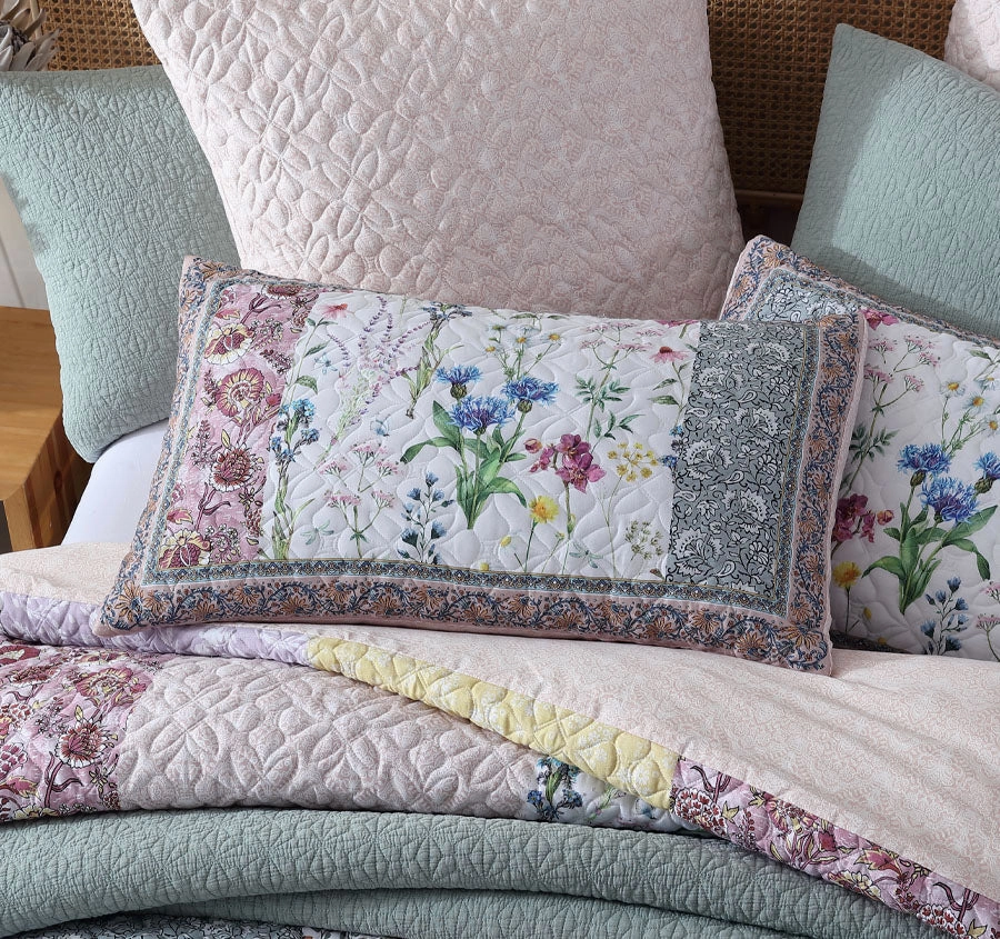 Bodhi Quilt Cover Set Range Pink