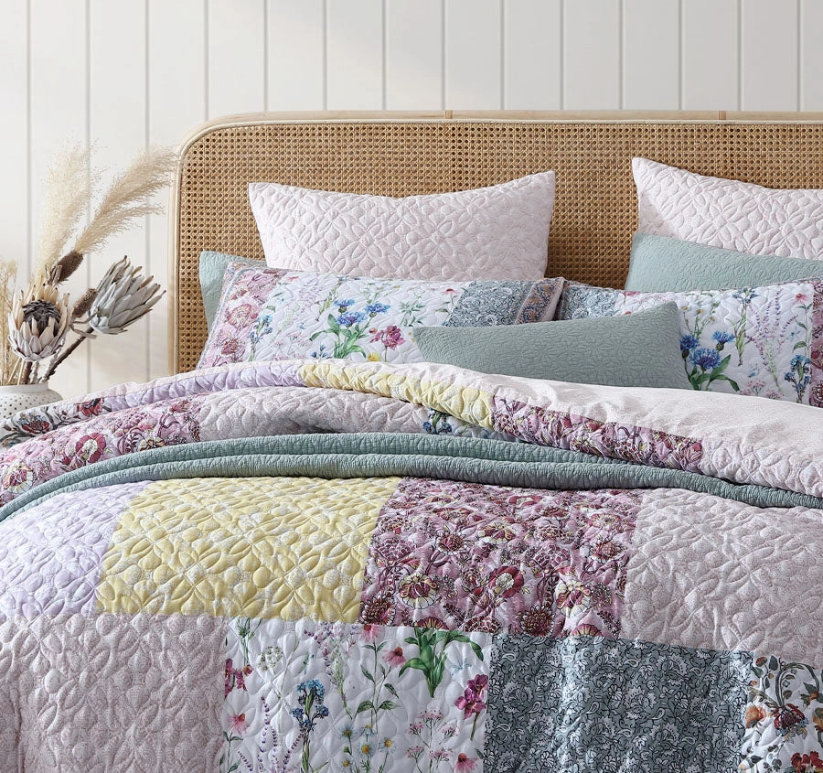 Bodhi Quilt Cover Set Range Pink