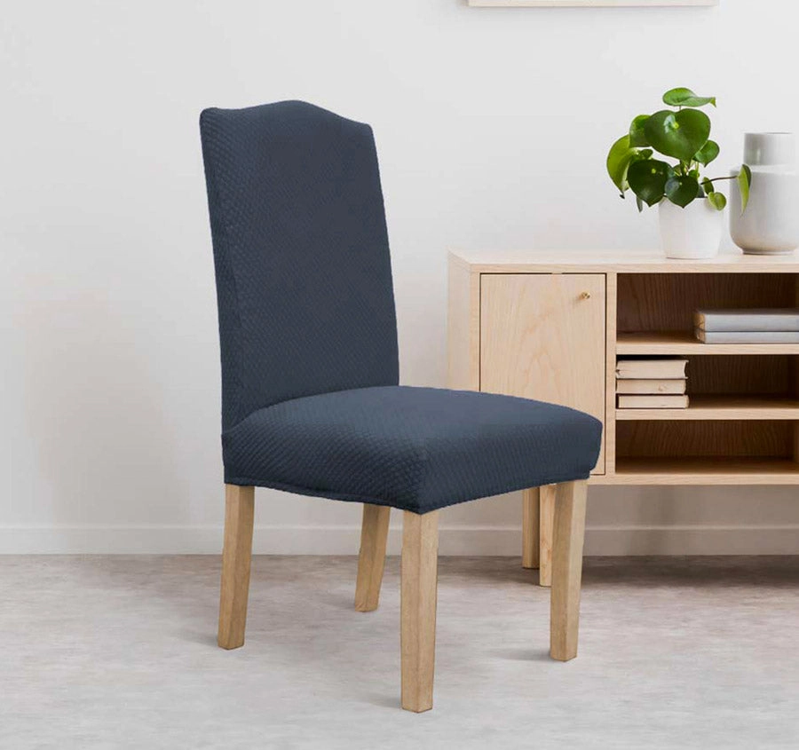 Boston Dining Chair Cover Denim