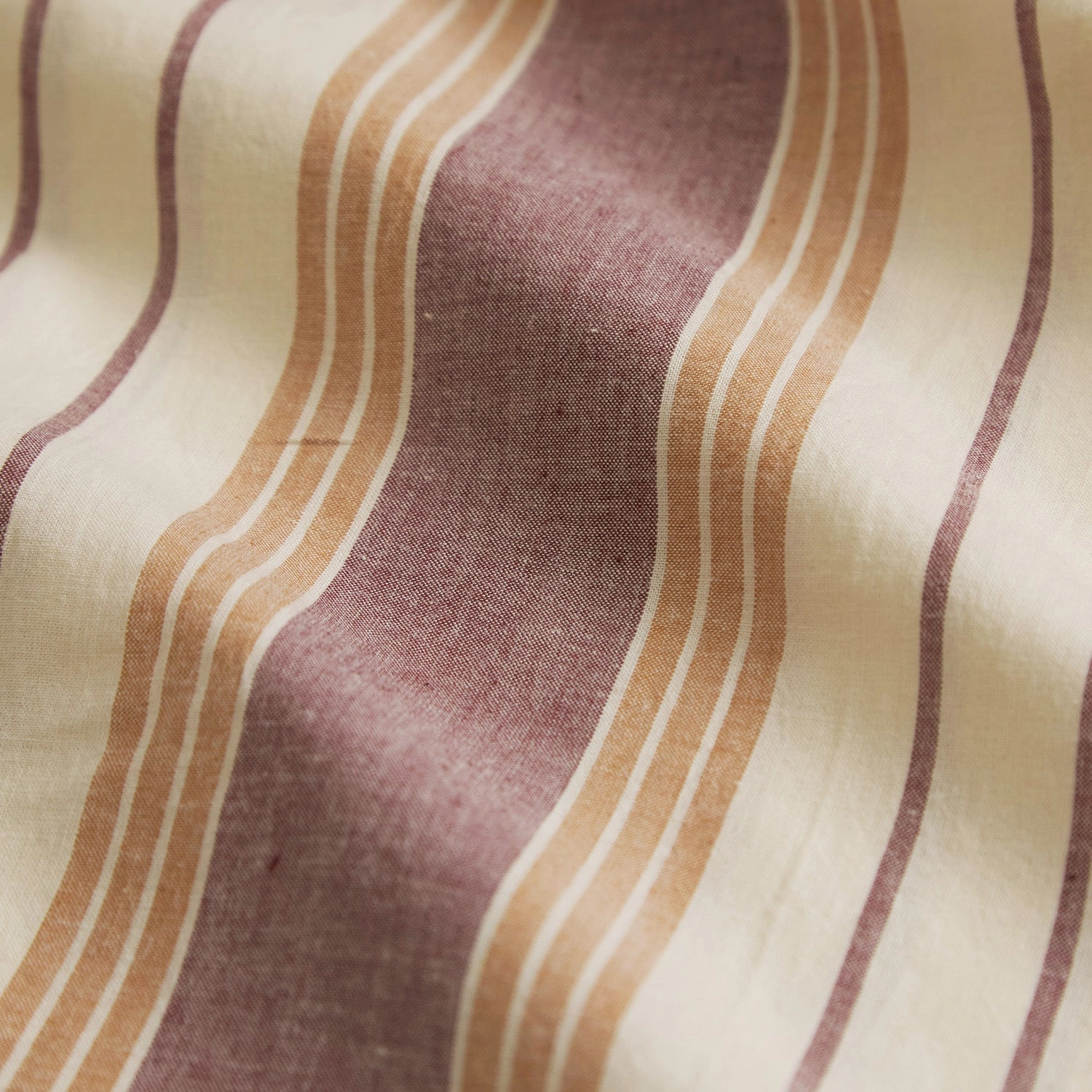 Brigitte Cotton Quilt Cover - Mahogany