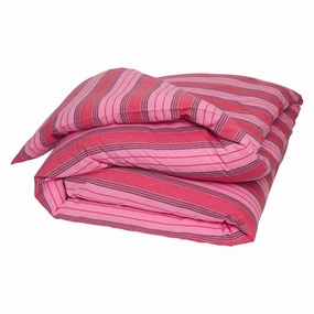 Brigitte Cotton Quilt Cover - Scarlet