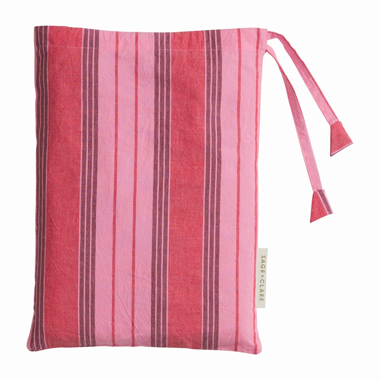 Brigitte Cotton Quilt Cover - Scarlet