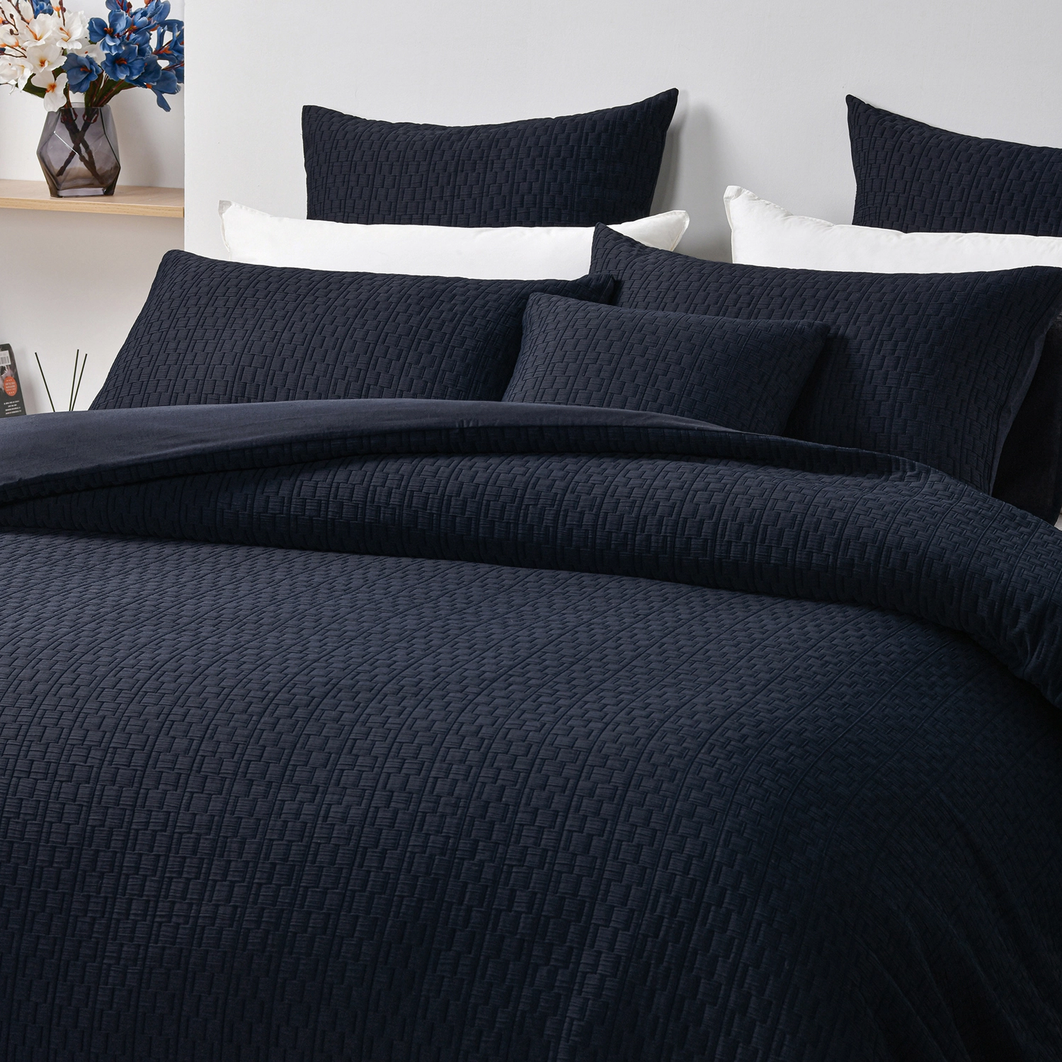 Burleigh Ink Quilt Cover Set By Bianca